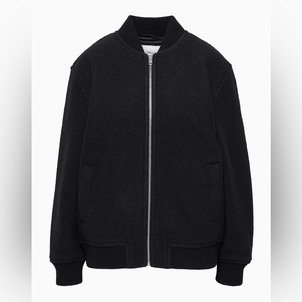 Zara Men's Dark Bomber Jacket